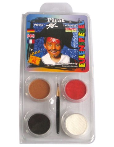 Face Pack 4 Colours Pirate