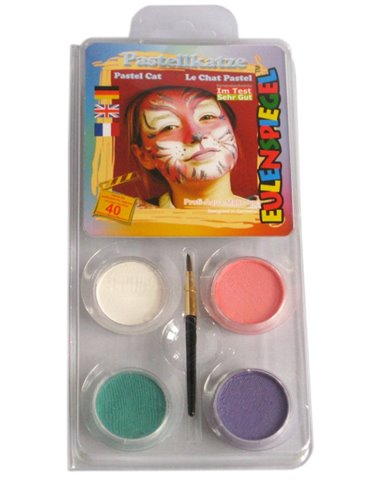 Face Pack 4 Colours Pastel Cat