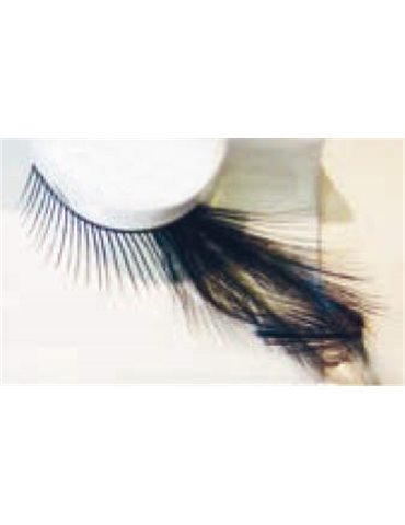 Eye Lashes Feather Black Short Long