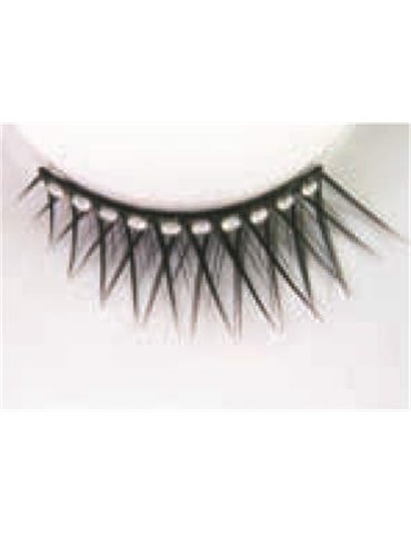 Eye Lashes Rhinestone Short/Long Bla