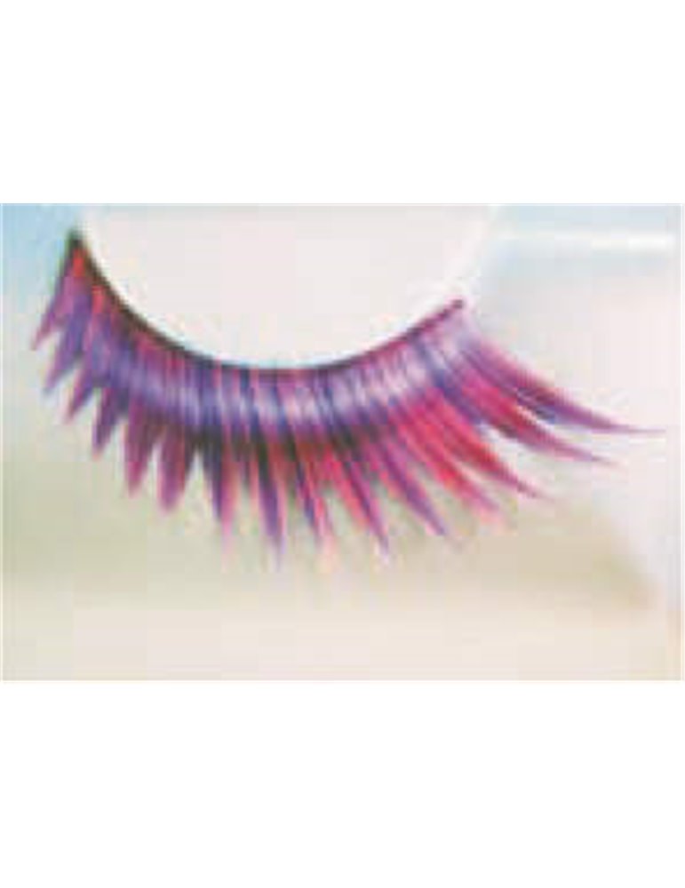 Eye Lashes Fun Purple & Pink