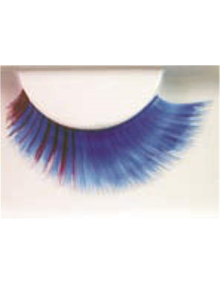 Eye Lashes Fun Purple & Blue