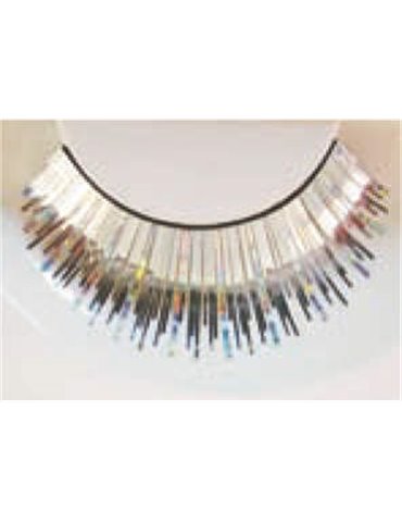 Eye Lashes Holographic Silver