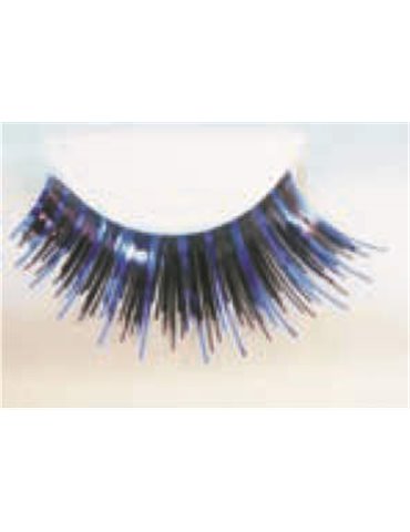 Eye Lashes Fun Black & Blue