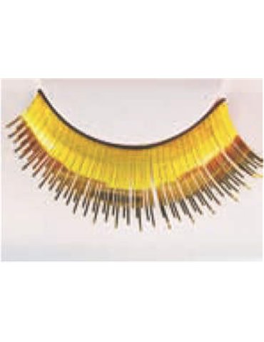 Eye Lashes Metallic Gold