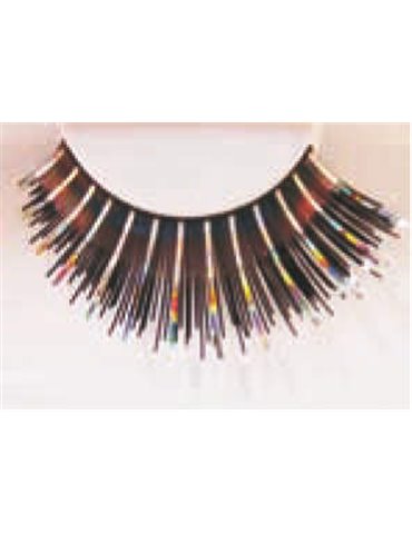 Eye Lashes Holographic Black & Silve