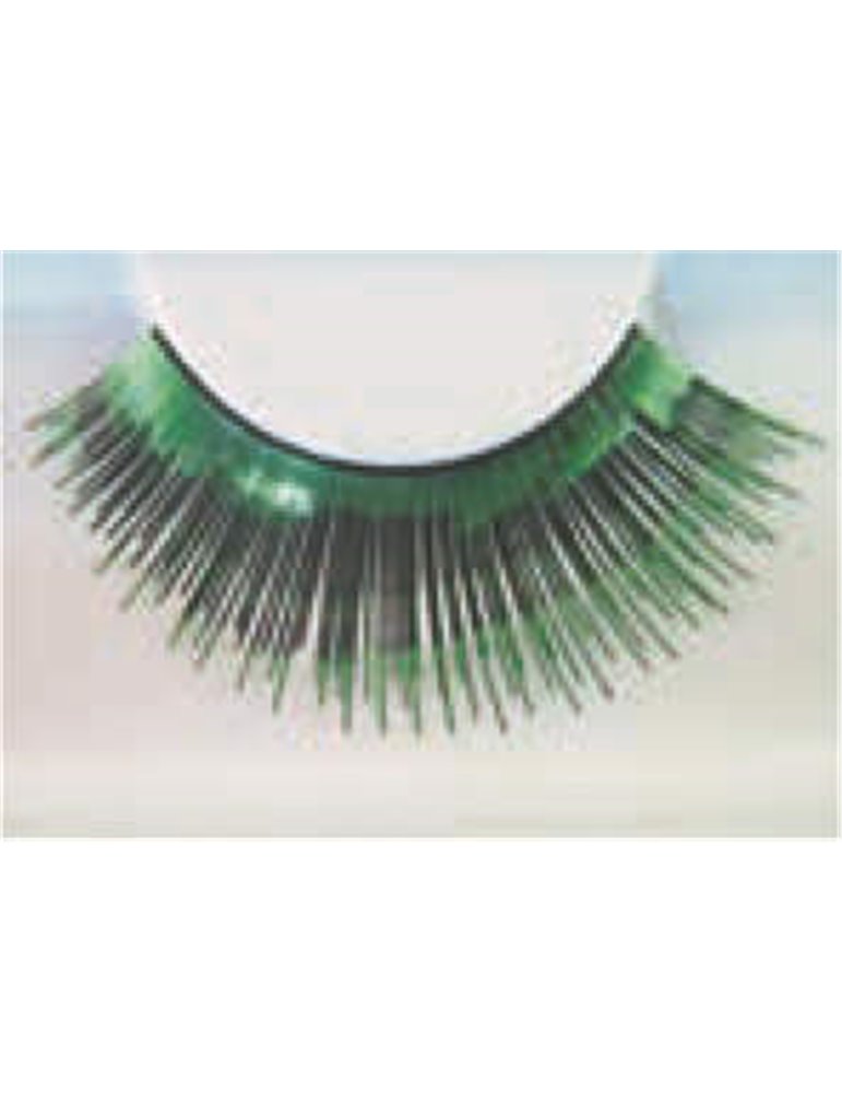 Eye Lashes Metallic Green