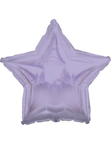 Balloon Foil - Star Metallic Lavender