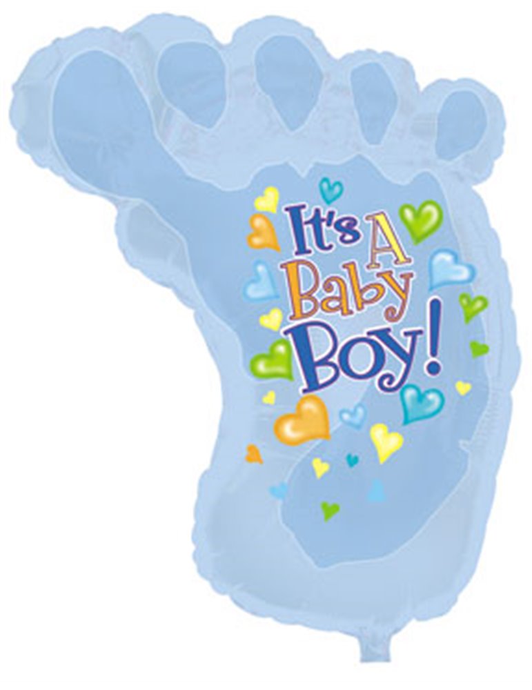 Balloon Foil - Baby Its a Boy Foot