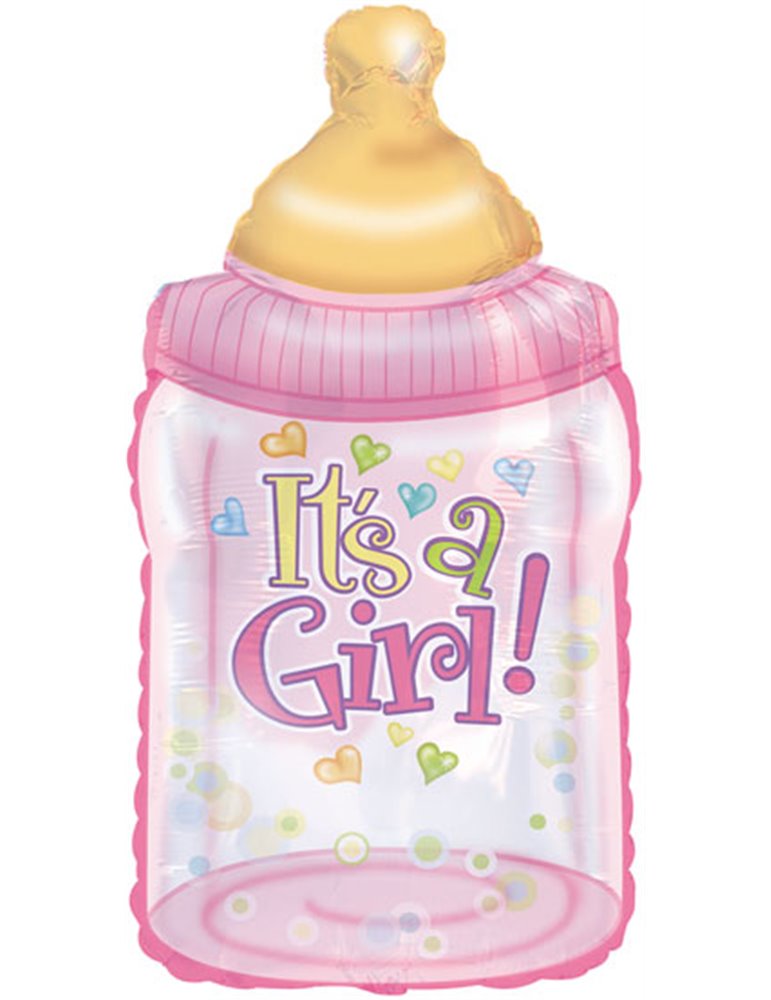 Balloon Foil - Baby Its a Girl Bottle