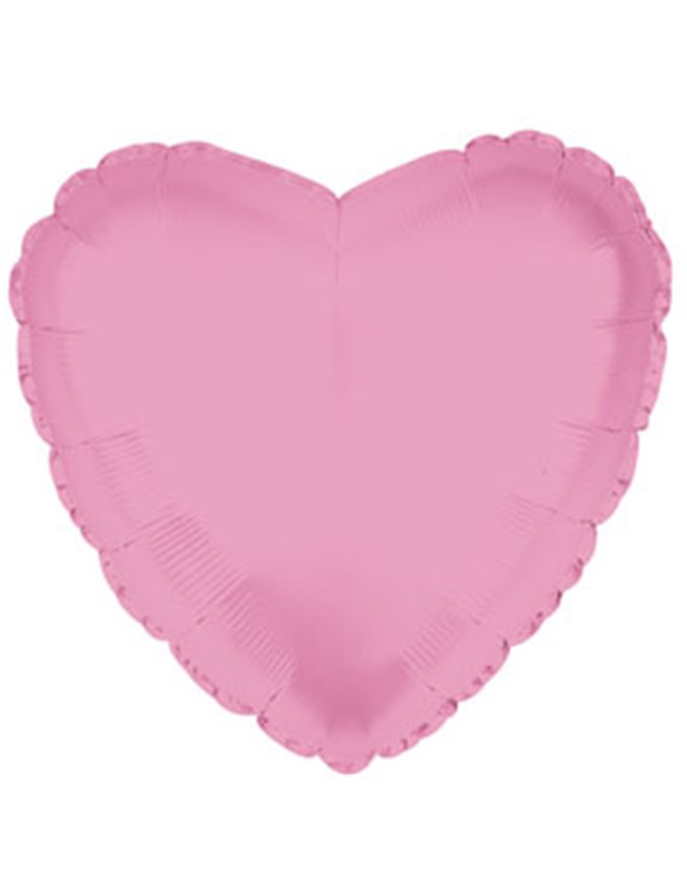 Balloon Foil - Heart Metallic Pink