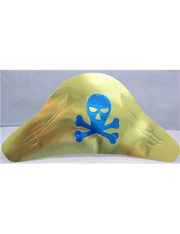 Foil Party Hats Pirate 6's in Bag with H