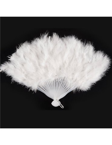 Fan Feather Ostrich 50cm White