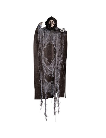 Decorative Hanging Skeleton Black & Grey