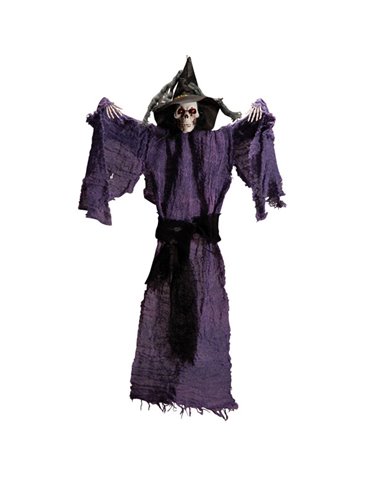 Decorative Hanging Skeleton Witch with H