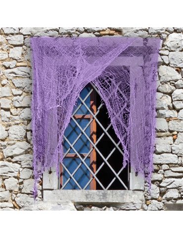 Decorative Curtain net Purple 220 x 75cm