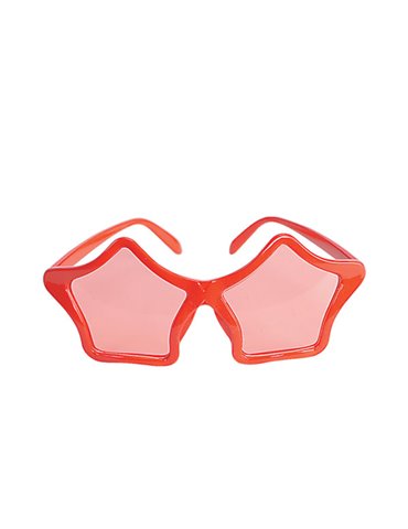 Party Glasses Round shape Black No Lense