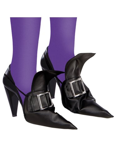 Shoe Covers Witch with Silver Buckle