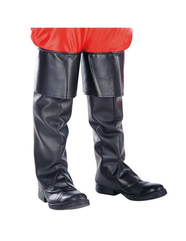 Boot Covers Santa Black