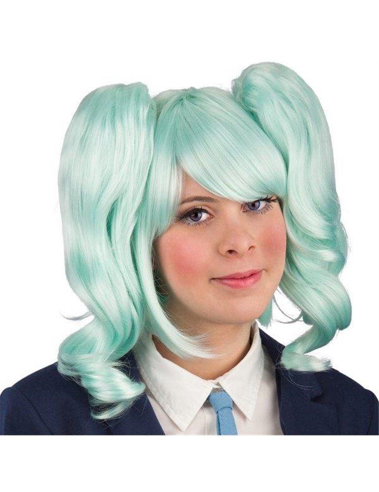 Hair - Wig with ponytails Green Light