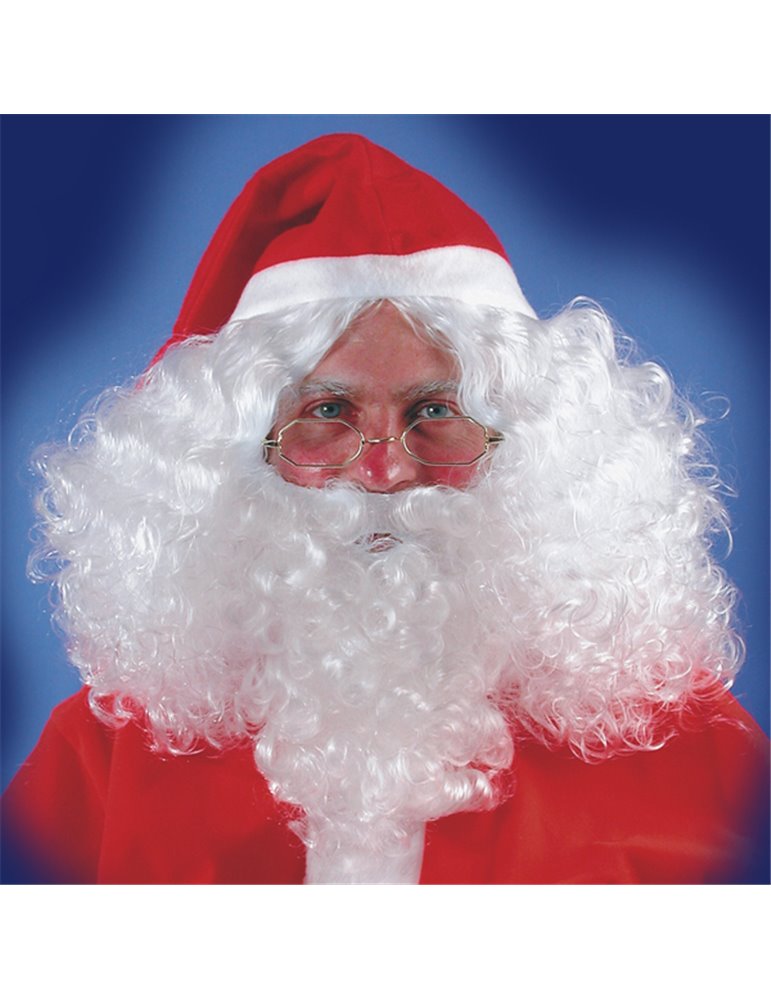 Hair - Beard & Wig Santa White 25cm