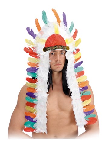 Indian Head Dress Deluxe Tails