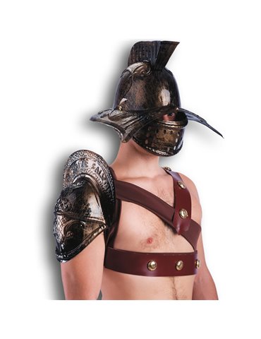 Helmet Gladiator & Shoulder Cover Bronze