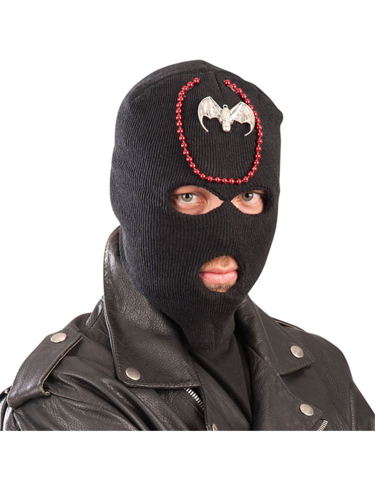 Balaclava Black Halloween with Bat