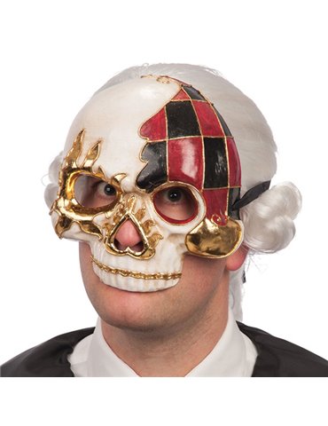 Mask Half Face Carnival Skull