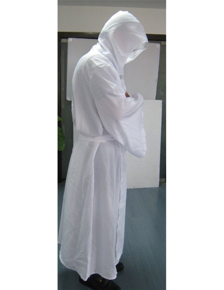 Robe & Hood Warrior White 100% Polyester