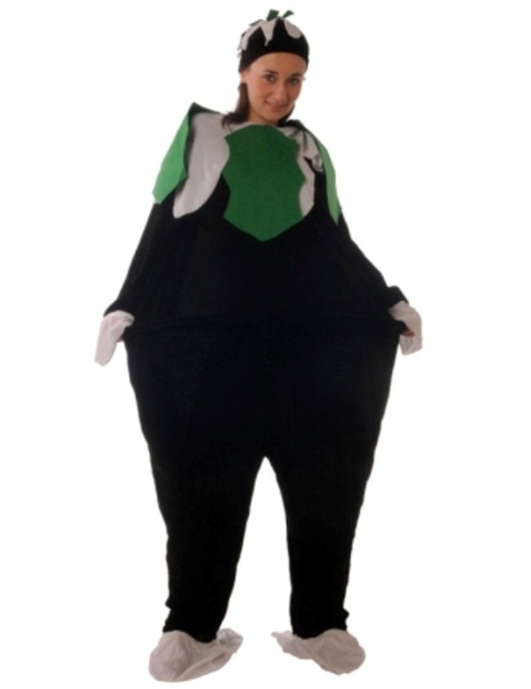 Costume Fat Christmas Pudding Suit & Hat