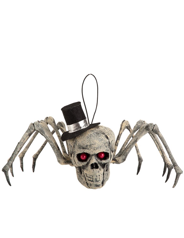 Decorative Spider & Hat Hanging 25cm