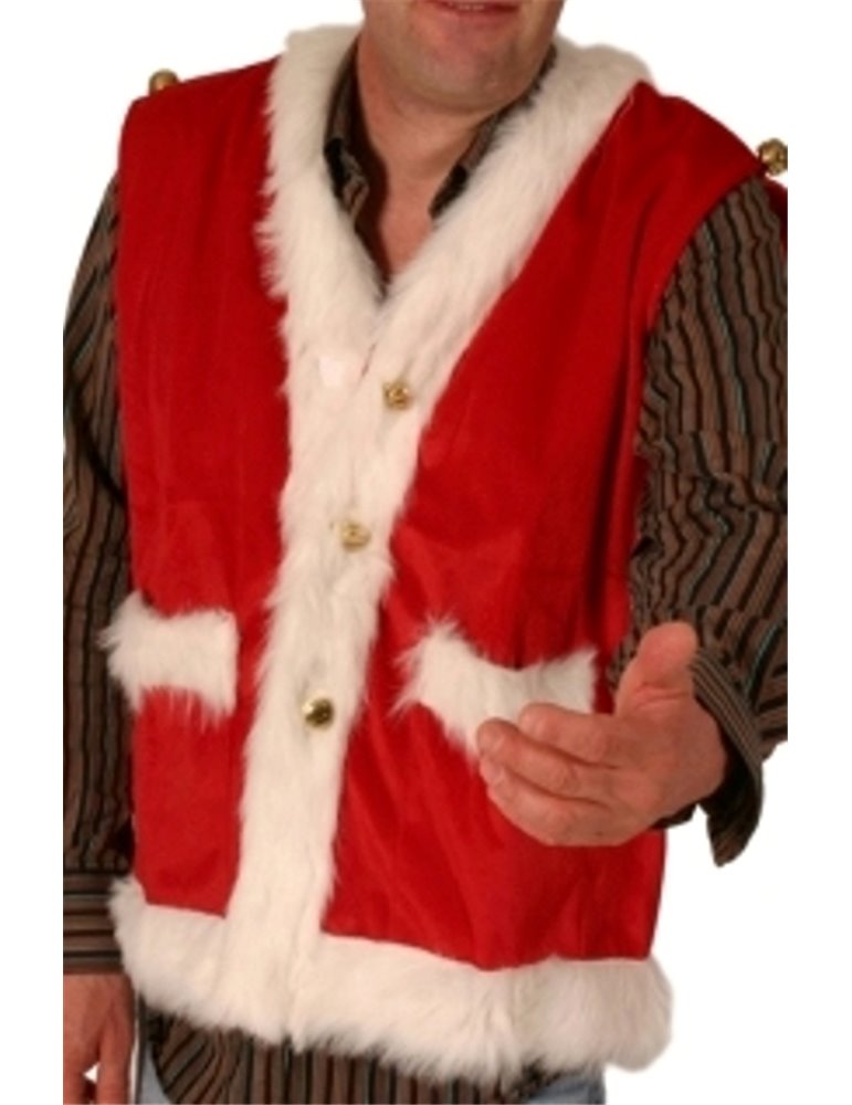 Costume Waistcoat Santa Plush Fine & Bel