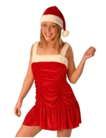 Costume Santa Miss Velvet Dress