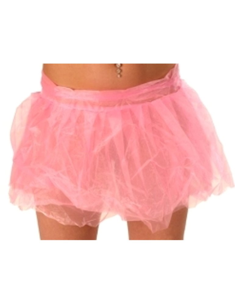 Tutu Skirt Net Wrap Round Pink