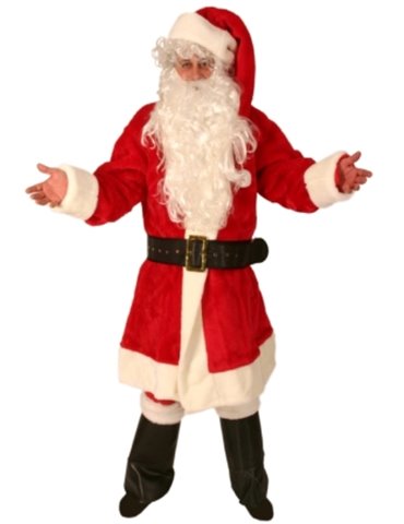 Costume Santa Mr Professional 4pc Large