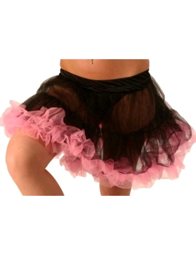 Tutu Ra Ra Skirt Black/Pink Large