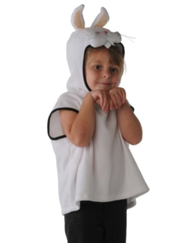 Tabard Child Rabbit White 5-6 Year