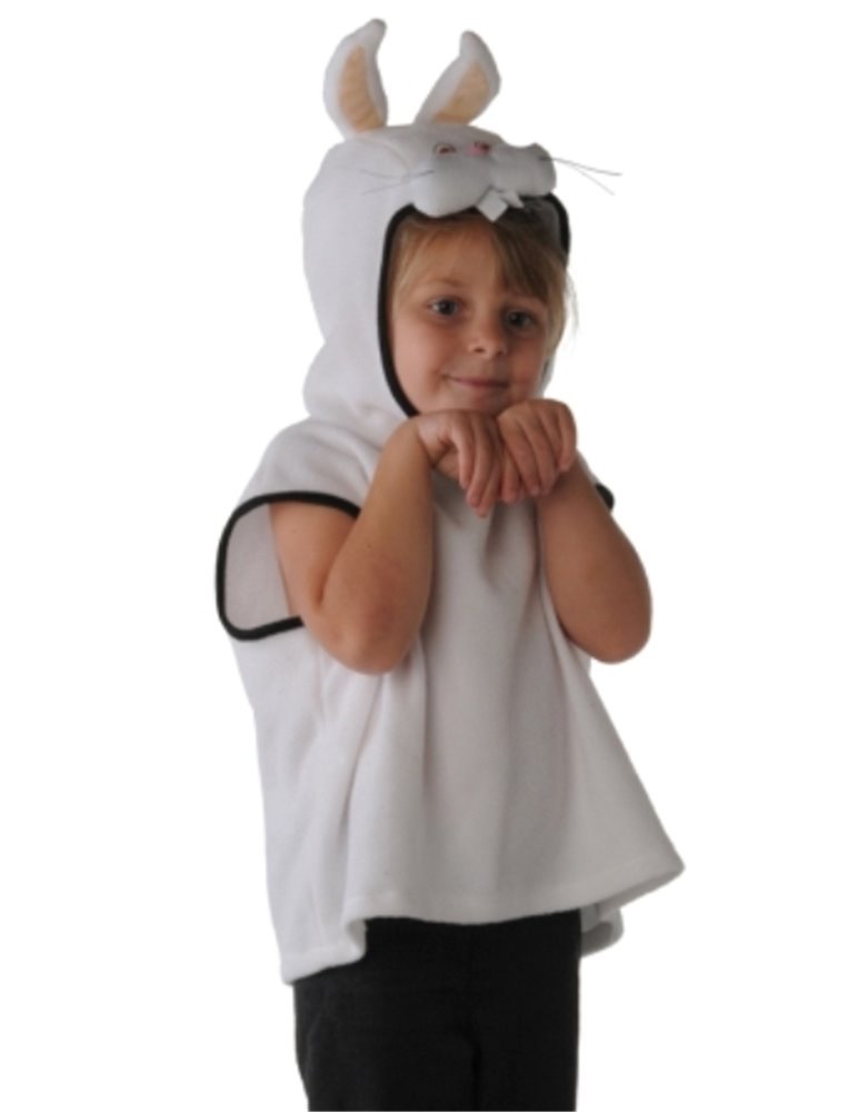 Tabard Child Rabbit White 5-6 Year