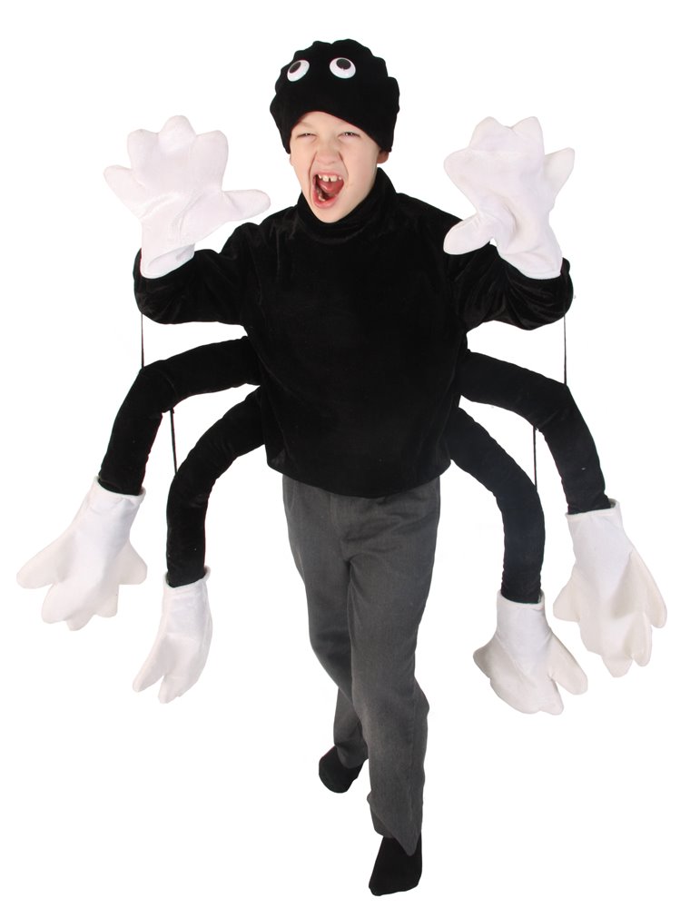 Costume Child Animal Spider Top & Hat