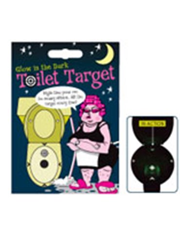 British Maid Toilet Target, Glows in the