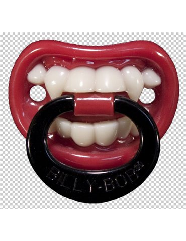 Pacifier Billy Bob Little Vampire Red