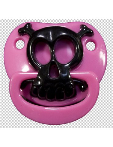 Pacifier Billy Bob Pirate Pink & Skull