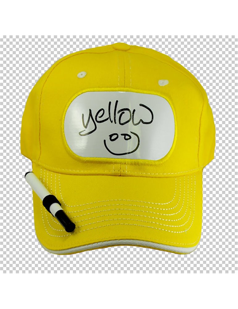 Cap Billy Bob Billboard Yellow with Pen