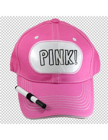 Cap Billy Bob Billboard Pink with Pen