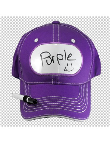 Cap Billy Bob Billboard Purple with Pen