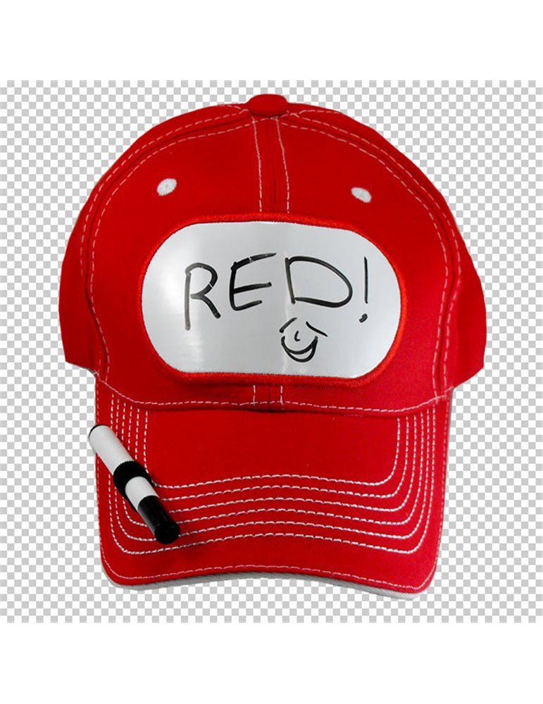 Cap Billy Bob Billboard Red with Pen