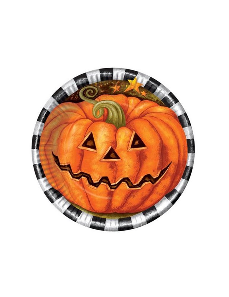 Halloween Party Plates 17cm 6s