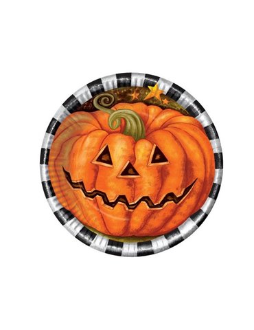 Halloween Party Plates 22cm 6s