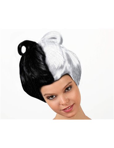 Hair - Wig Female Court Black & White